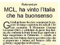 TRAGUARDI SOCIALI :: n.16 Maggio / Giugno 2005 :: MCL ha vinto l'Italia che ha buon senso